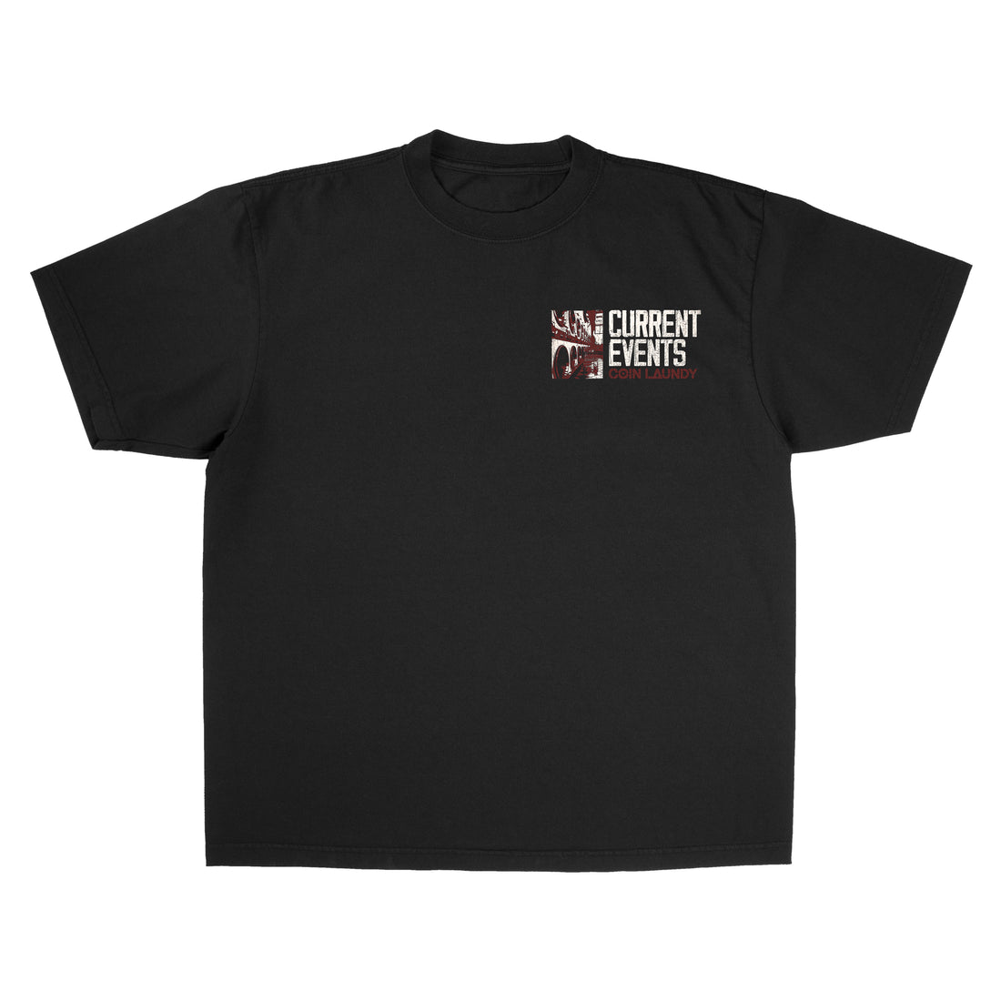 Current  Events Coin Laundry Tee