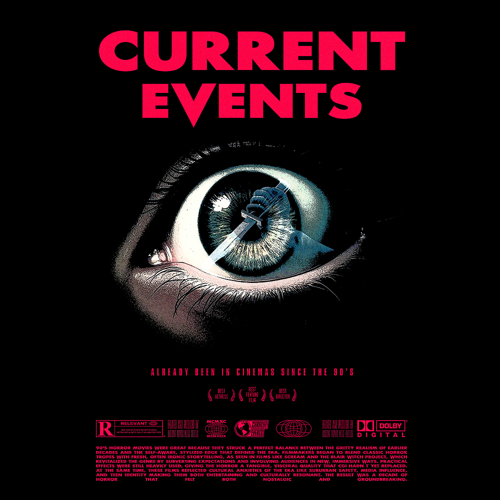 Current Events Horror Movie Tee