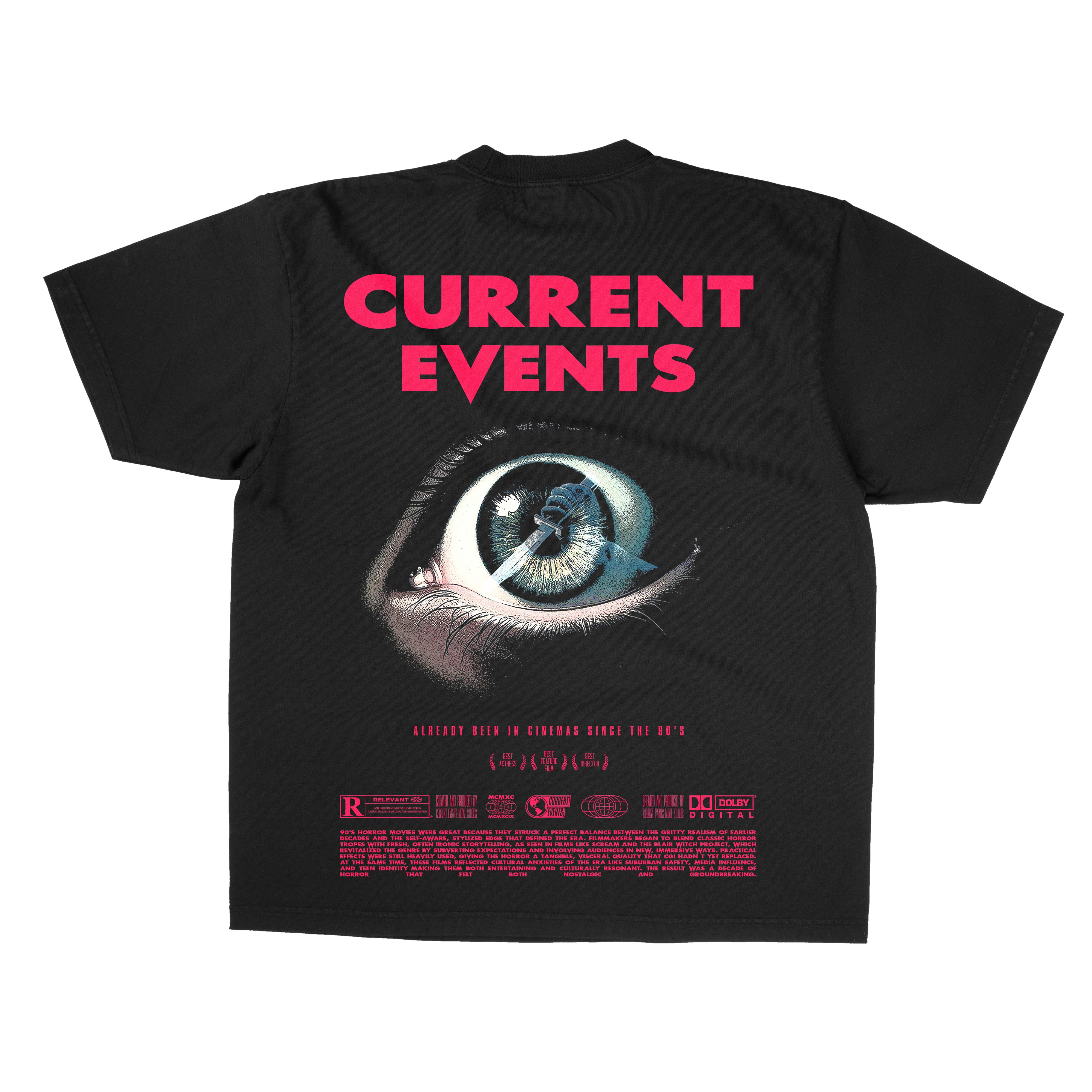 Current Events Horror Movie Tee