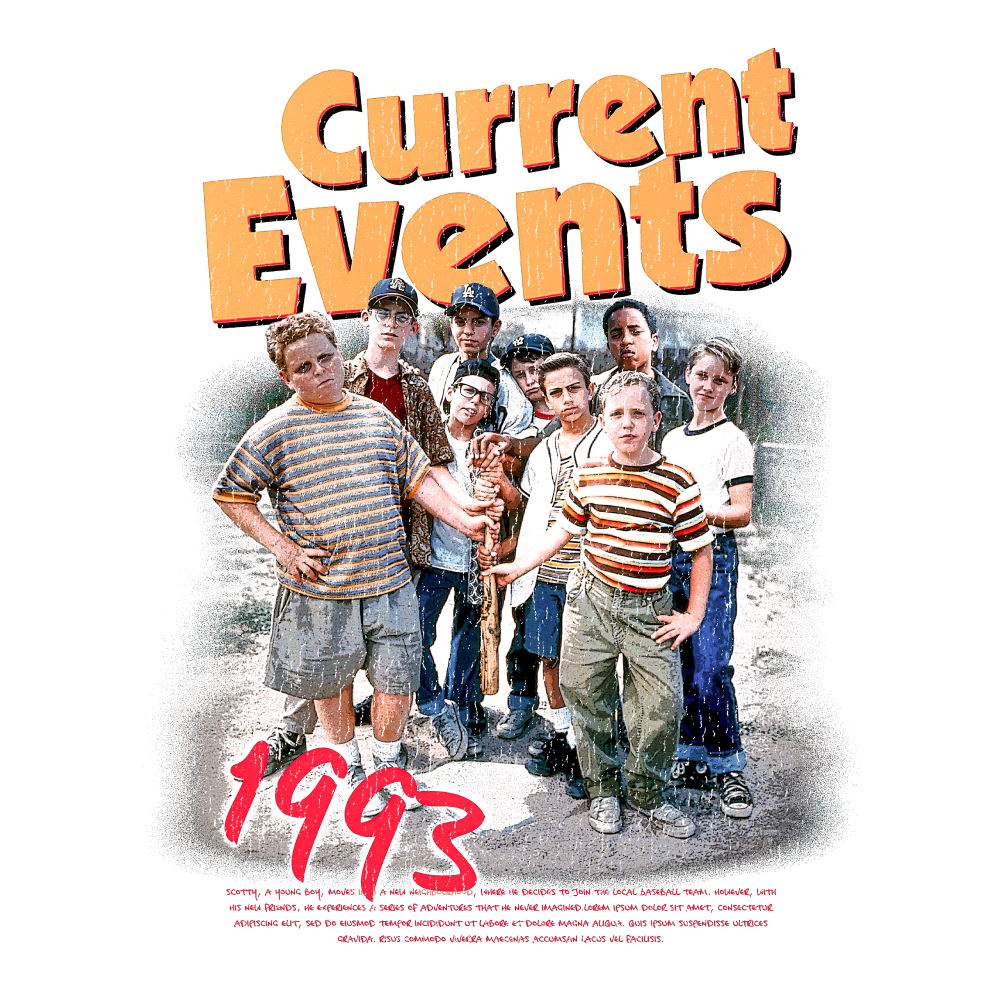Current Events Sandlot Tee