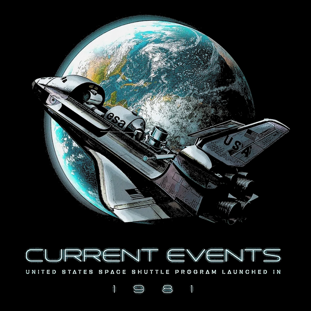 Current Events 1981 Space Shuttle Program Tee